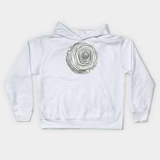 Whorl (circle I/II) Kids Hoodie